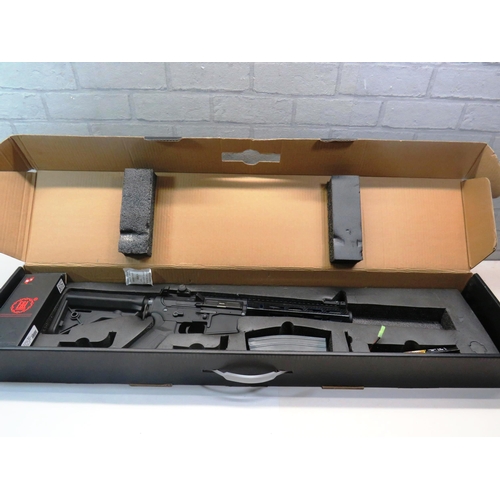 30A - E AND L AIRSOFT ARIS BY EMET LAND ARMS ELECTRIC BATTERY OPERATED BB GUN WITH BATTERY AND TWO MAGAZIN... 