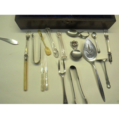 129 - VINTAGE CANETEEN COMMUNITT PLATE CUTLERY AND OTHER CUTLERY