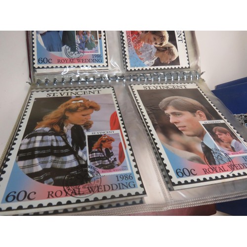 132 - JOBLOT OF LFIRST DAY COVERS ALBUMS OF COMMEMORATIVE ETC