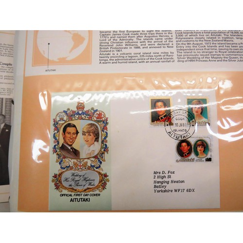 132 - JOBLOT OF LFIRST DAY COVERS ALBUMS OF COMMEMORATIVE ETC