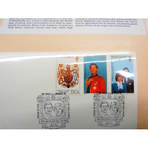 132 - JOBLOT OF LFIRST DAY COVERS ALBUMS OF COMMEMORATIVE ETC