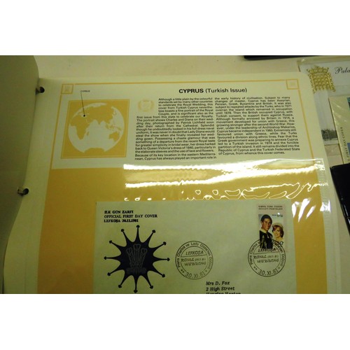 132 - JOBLOT OF LFIRST DAY COVERS ALBUMS OF COMMEMORATIVE ETC