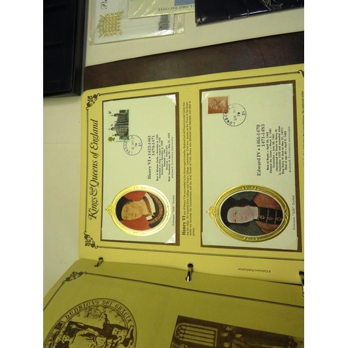 132 - JOBLOT OF LFIRST DAY COVERS ALBUMS OF COMMEMORATIVE ETC