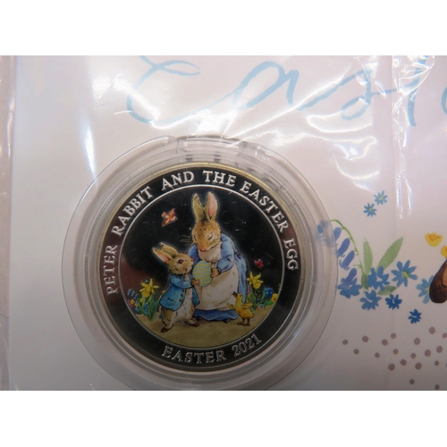 147 - COIN SETS PETER RABBIT AND CARD/COINS