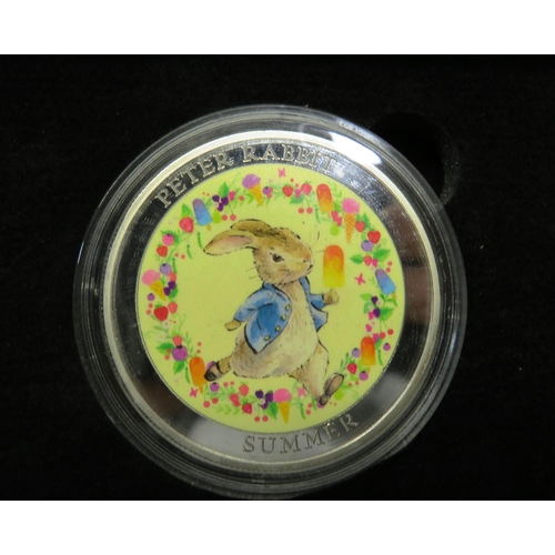 147 - COIN SETS PETER RABBIT AND CARD/COINS