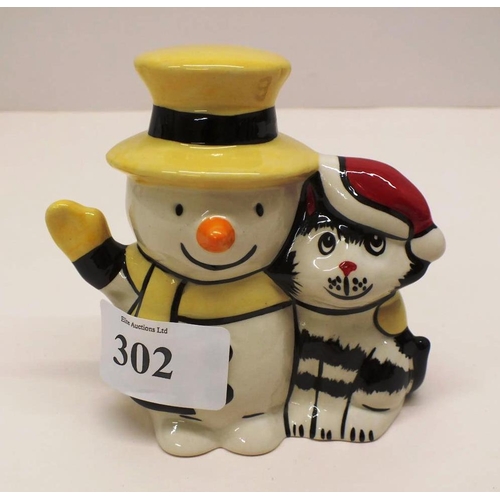 302 - LORNA BAILEY SNOWMAN CAT