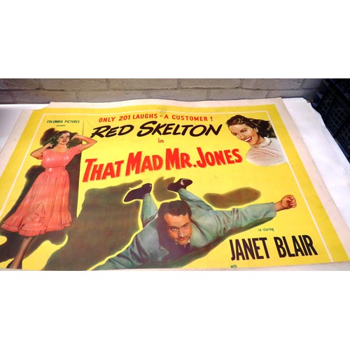 164 - COLLECTION OF 1930/40'S FILM POSTERS, VINTAGE PRE WWII ORIGINAL FILM POSTERS