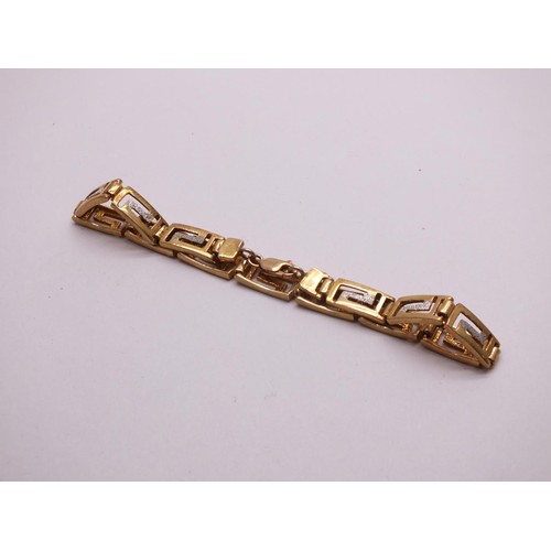 350 - SEKSY SILVER GILT BRACELET