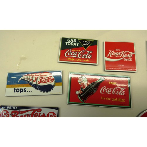 107 - COLLECTION OF COCA-COLA FRIDGE MAGNETS