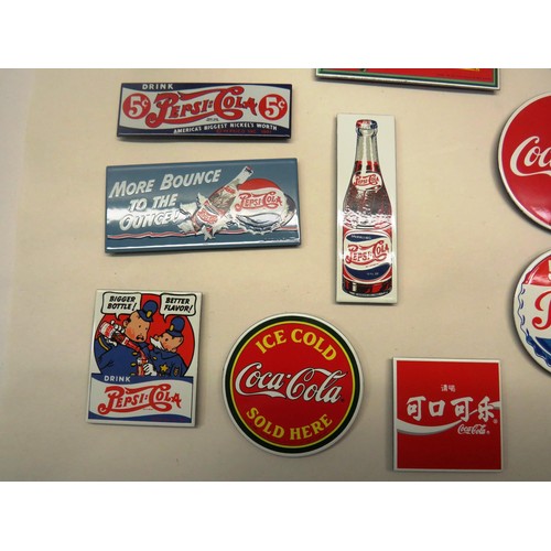 107 - COLLECTION OF COCA-COLA FRIDGE MAGNETS