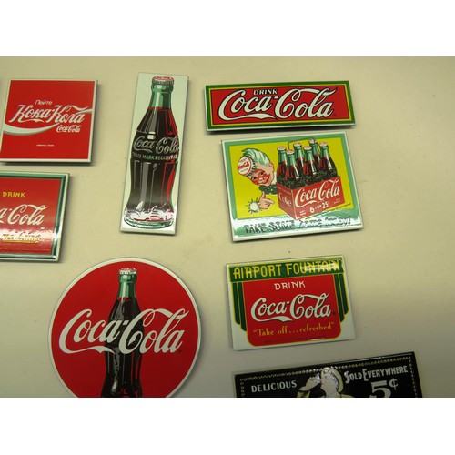 107 - COLLECTION OF COCA-COLA FRIDGE MAGNETS