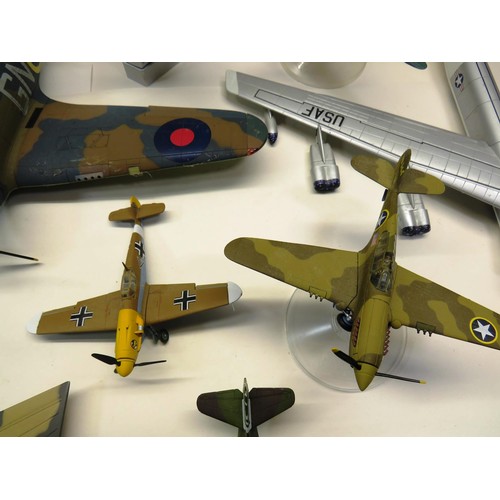 110 - CORGI MILITARY PLANES & STANDS