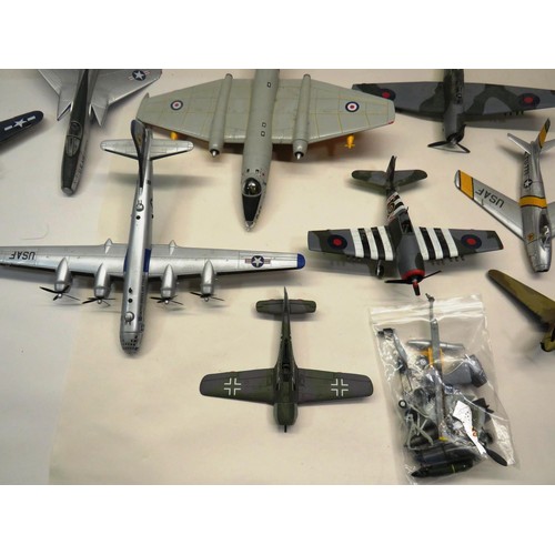 112 - CORGI MILITARY PLANES & STANDS