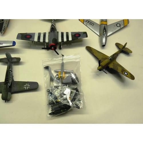 112 - CORGI MILITARY PLANES & STANDS