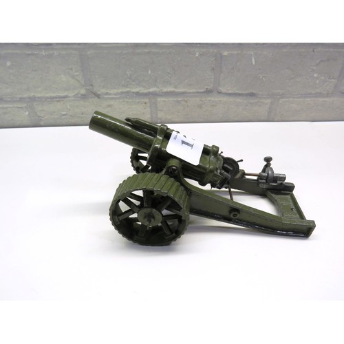 173 - CAST IRON MODEL CANNON