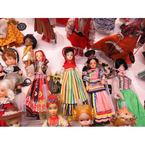 189 - COLLECTION OF 45 REXARD DOLLS - VARIOUS SIZES, HISTORICAL FIGURES AND NATIONAL COUNTRY DOLLS