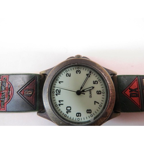 203 - 4 x WATCHES AND SPARE STRAPS