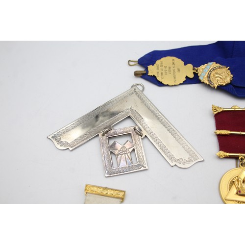 406 - 12 x Vintage MASONIC & RAOB Medals / Jewels Inc W Lancashire, Hospital Jewel etc