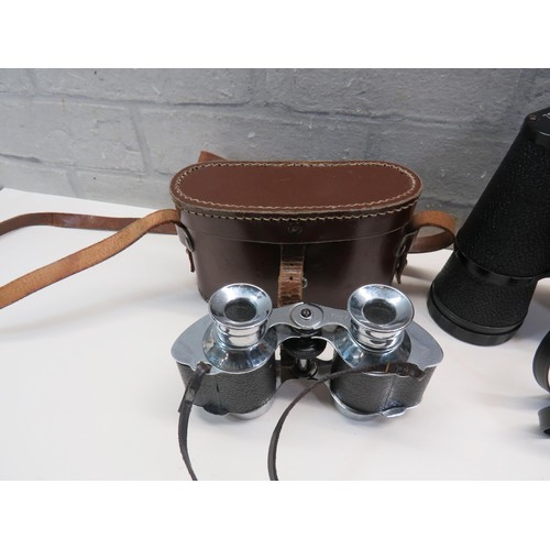 82 - 2 x PAIRS OF BINOCULARS IN CASE INCLUDING ZENITH