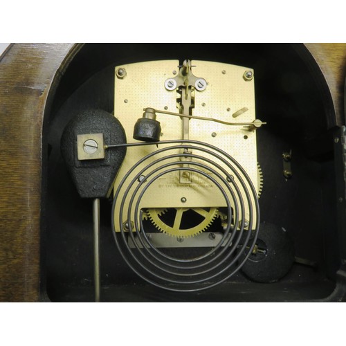 72 - SMITHS MANTLE CLOCK WITH KEY