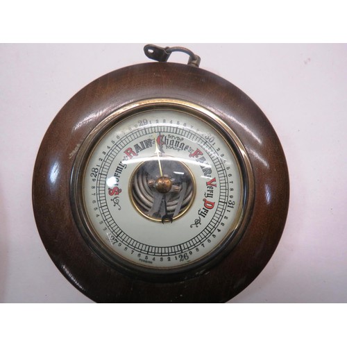 251 - 2 x VINTAGE BAROMETERS