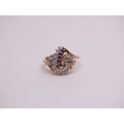 267 - 9CT VINTAGE DRESS RING