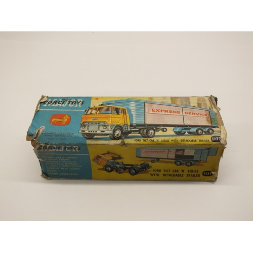 59 - BOXED CORGI FORD TILT CAB 'H' SERIES WITH DETACHABLE  TRAILER