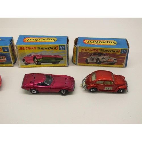 65 - 4 x BOXED MATCHBOX SUPERFAST CARS