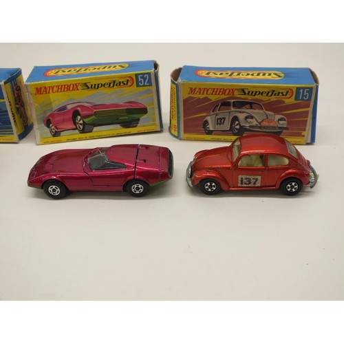 65 - 4 x BOXED MATCHBOX SUPERFAST CARS