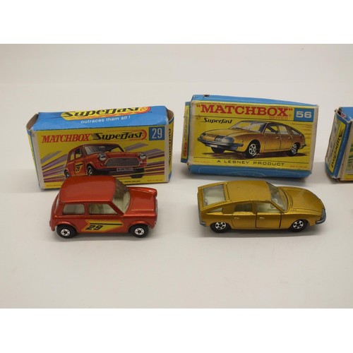 66 - 4 x BOXED MATCHBOX SUPERFAST CARS