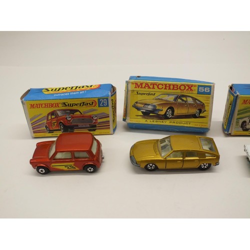 66 - 4 x BOXED MATCHBOX SUPERFAST CARS