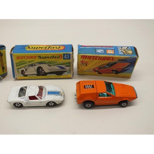 66 - 4 x BOXED MATCHBOX SUPERFAST CARS