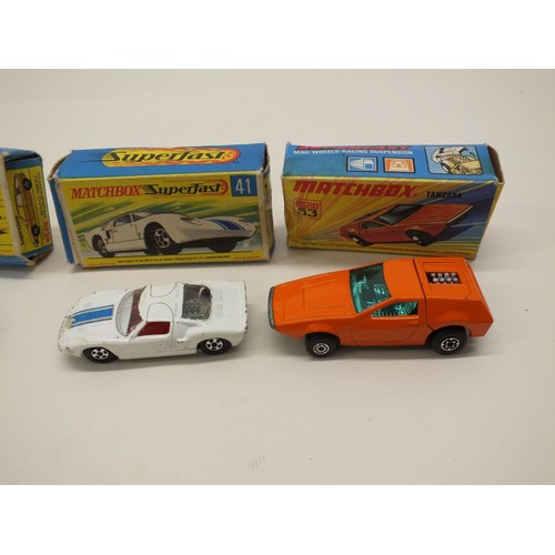 66 - 4 x BOXED MATCHBOX SUPERFAST CARS