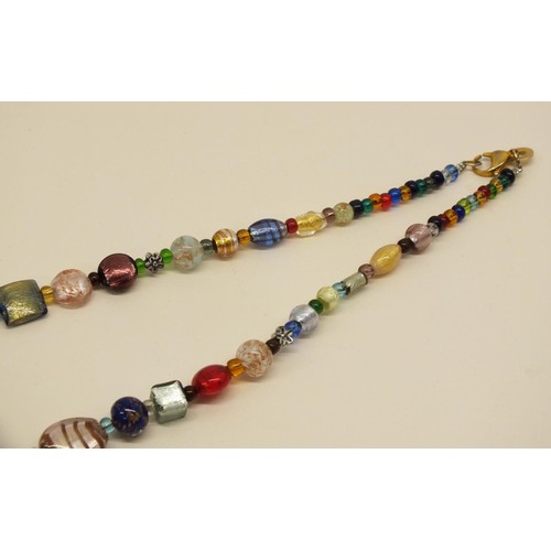 120 - ANTICA MURRINA GLASS NECKLACE