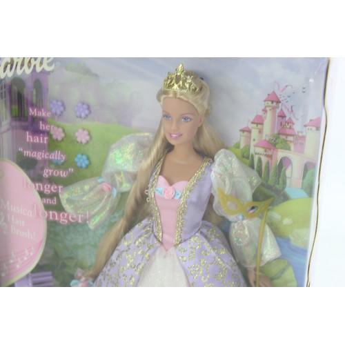 454 - 3 x Boxed Assorted BARBIE Fashion Dolls Inc. Sleeping Beauty & Rapunzel