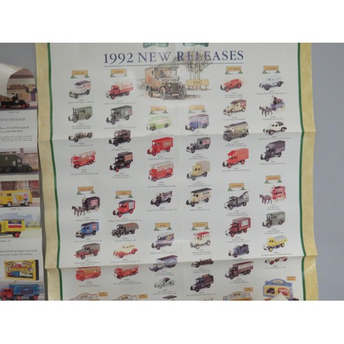 106 - JOB LOT OF DIECAST EPHEMERA TO INCLUDE POSTERS, DVD'S ETC