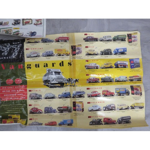 106 - JOB LOT OF DIECAST EPHEMERA TO INCLUDE POSTERS, DVD'S ETC