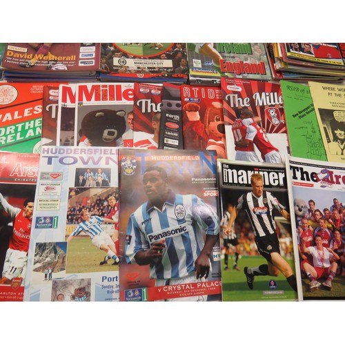 114 - OVER 100 FOOTBALL PROGRAMMES & FANZINES INCLUDES EVERTON, SPURS & ENGLAND 1970 to 2013