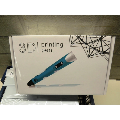 204 - 5 x 3D PRINTING PENS - BOXED AS NEW