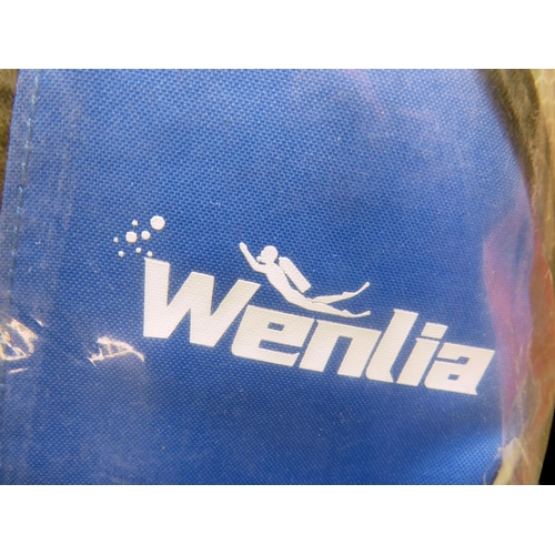 210 - 2 x WENLIA UNISEX ADULTS BOATING - FISHING LIFE JACKETS - AS NEW