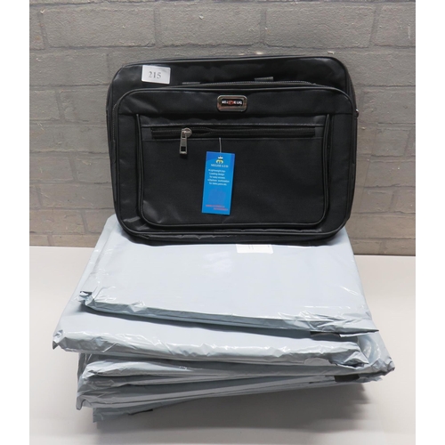 215 - 9 x TOP LOADING LAPTOP CASES