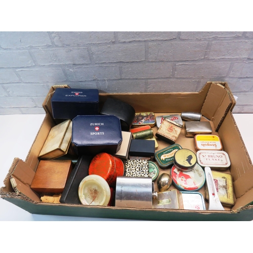 136 - SELECTION OF VINTAGE BOXES AND TINS