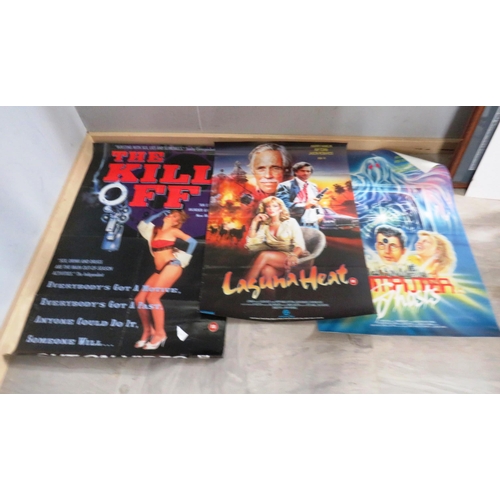 129 - 10 x ORIGINAL MOVIE POSTERS