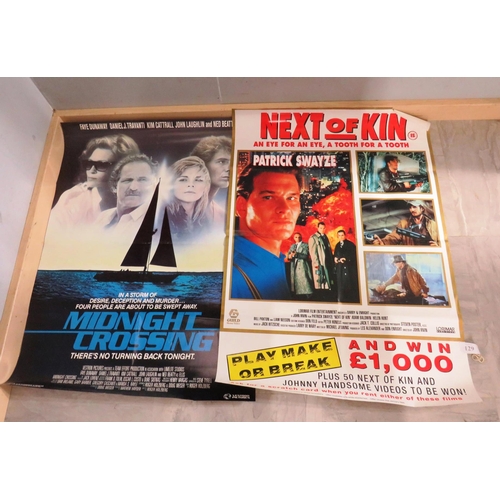 129 - 10 x ORIGINAL MOVIE POSTERS