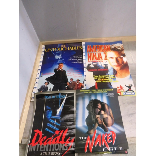 131 - 10 x ORIGINAL MOVIE POSTERS