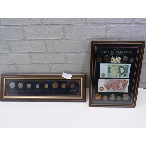 28 - FRAMED BRITISH HERITAGE COLLECTION AND A FRAMED 