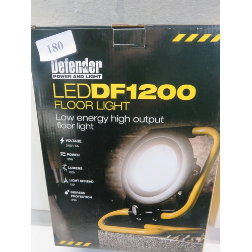 180 - DEFENDER 38WATT FLOOR LIGHT AND 20 x HIGH VIZ WAISTCOATS