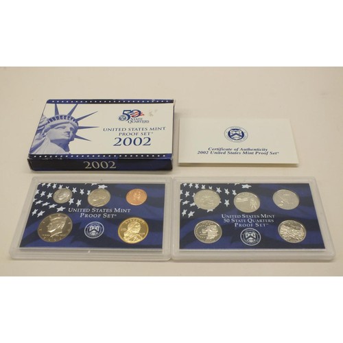 127 - UNITED STATES MINT PROOF COIN SET 2002