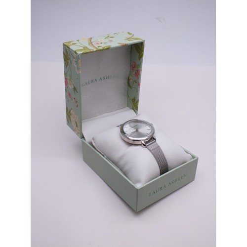 46 - LAURA ASHLEY LADIES BOXED WRISTWATCH