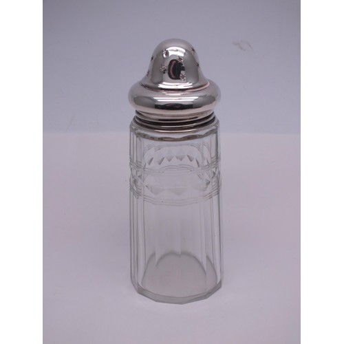 55 - SILVER TOP GLASS SIFTER